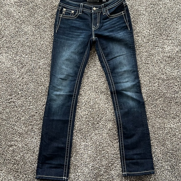 Miss Me Mid-Rise Straight leg jeans size 28 - Picture 2 of 8